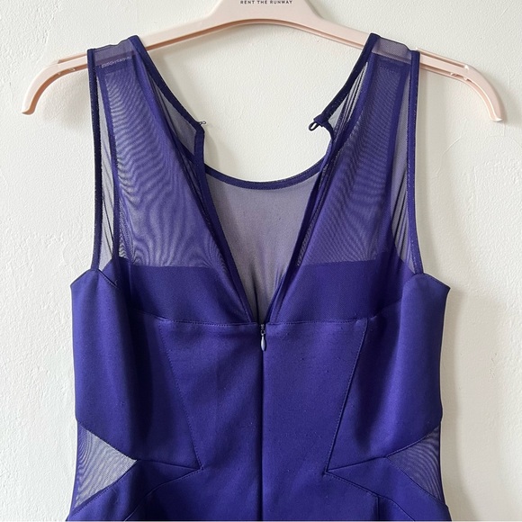 Guess Purple Sheath Mini Dress V-Neck Sleeveless - Picture 6 of 8